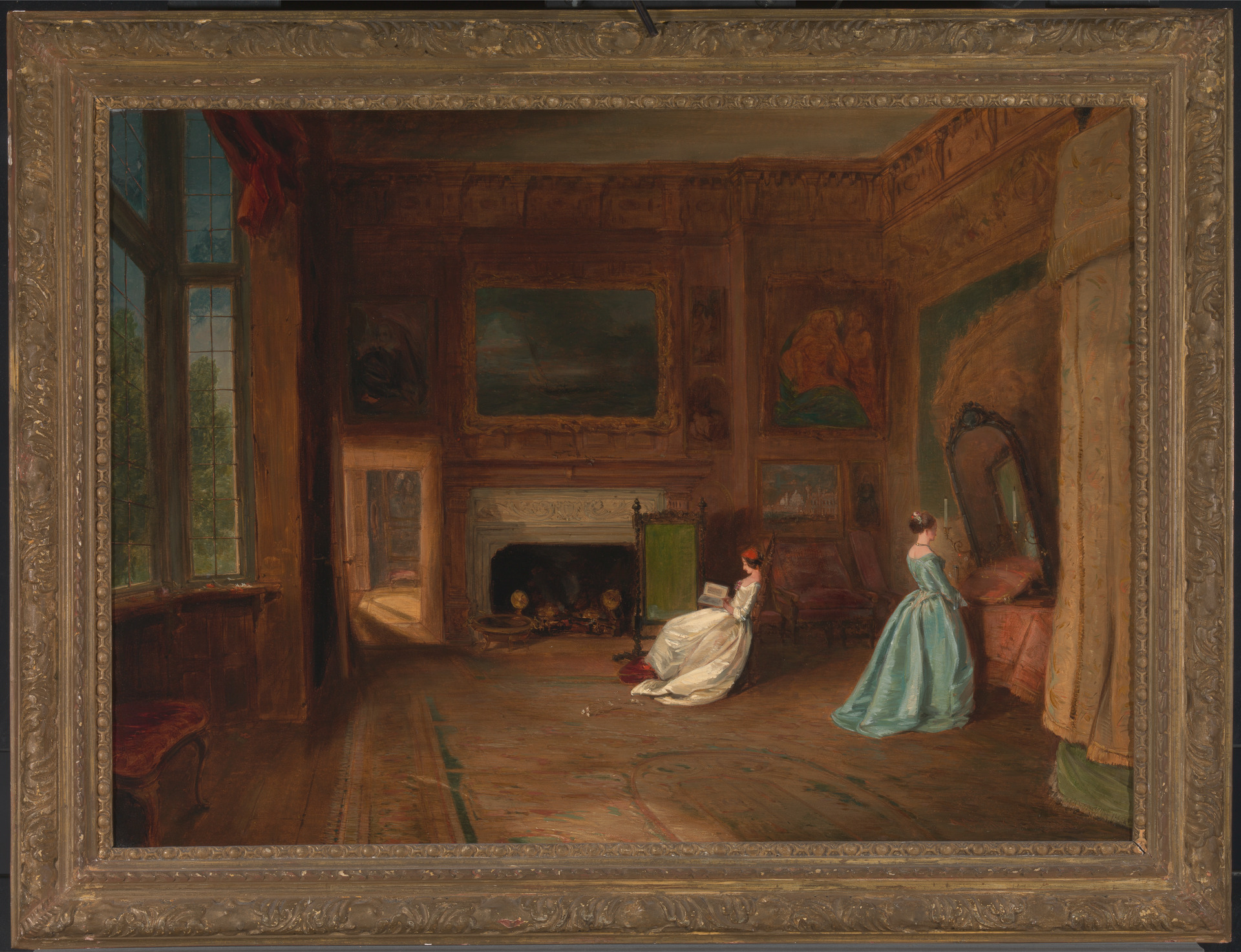 James Holland, The Lady Betty Germain Bedroom at Knole, Kent, 1845 (Yale Center for British Art)