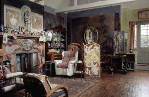 Vanessa Bell's studio at Charleston House, http://www.charleston.org.uk/.